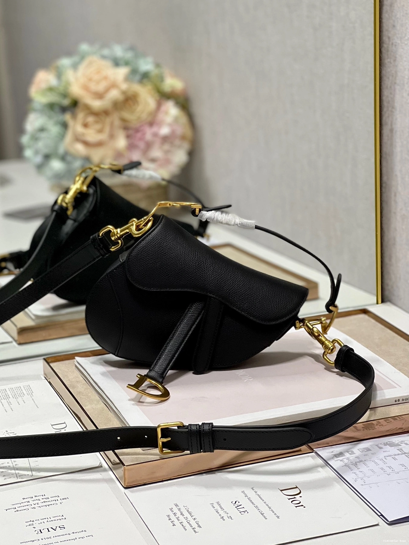 OldCobbler Bags MINI WITH DIRO STRAP SADDLE BAG 0729